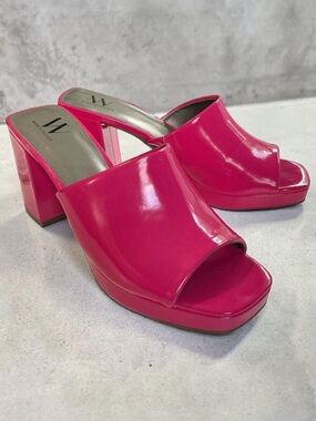 Worthington Hot Pink Lapaz Heeled Sandals